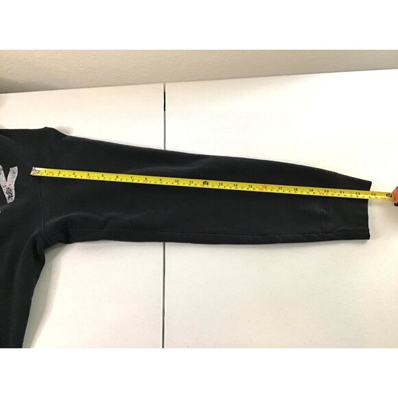 PORT COMPANY-MENS BLACK FRONT GRAPHIC KANGAROO POCKET PULLOVER HOODIE SIZE LARGE - Picture 4 of 6